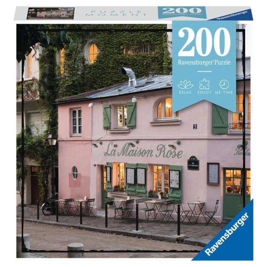 Ravensburger Das rosa Haus von Paris Puzzle 200 Teile Ravensburger Das rosa Haus von Paris Puzzle 200 Teile