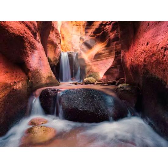 Puzzle Ravensburger Der Wasserfall im Red Canyon 1500 Teilen