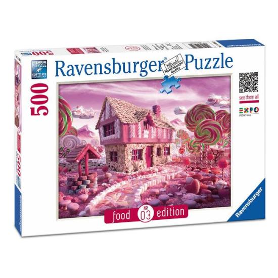 Ravensburger La Casita de Golosinas Puzzle, Food Edition von 500