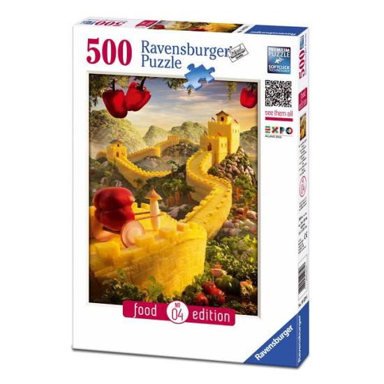 Ravensburger Puzzle Die Chinesische Mauer, Food Edition von 500