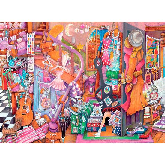 Ravensburger Puzzle Das Studentenzimmer 500 Teile