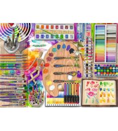 Puzzle Ravensburger Die Palette Des Künstlers XXL 500 Teile