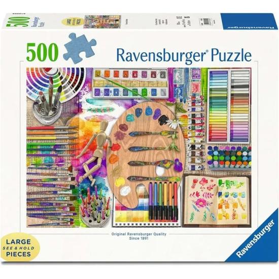 Puzzle Ravensburger Die Palette Des Künstlers XXL 500 Teile