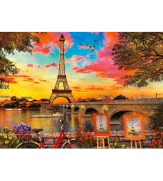 Puzzle Ravensburger Die Ufer Der Seine, Paris 1000 Teile