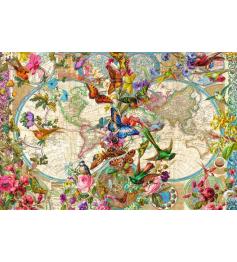 Ravensburger Weltkarte der Flora und Fauna Puzzle 3000 Teile