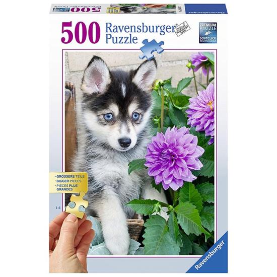 Ravensburger Cute Husky Puzzle 500 Teile XXL