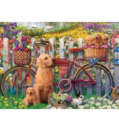 Puzzle Ravensburger Niedliche Hunde Im Garten 500 Teile