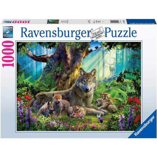 Ravensburger Puzzle Wölfe im Wald 1000 Teile