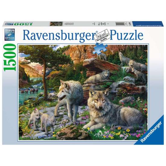 Ravensburger Wölfe im Frühling Puzzle 1500 Teile