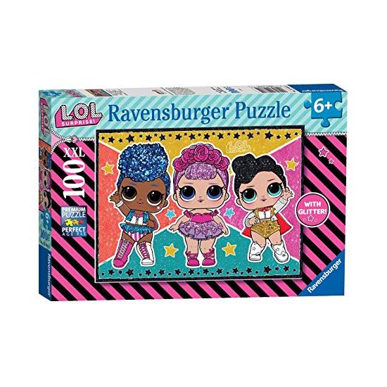 Ravensburger LOL Stars and Glitter XXL-Puzzle mit 100 Teilen Ravensburger LOL Stars and Glitter XXL-Puzzle mit 100 Teilen