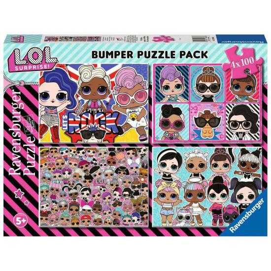 Ravensburger LOL Überraschungspuzzle 4 x 100 Teile Ravensburger LOL Überraschungspuzzle 4 x 100 Teile