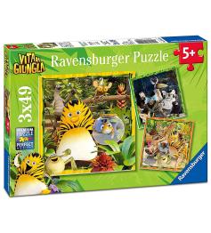 Ravensburger Friends of the Jungle Puzzle 3x49 Teile