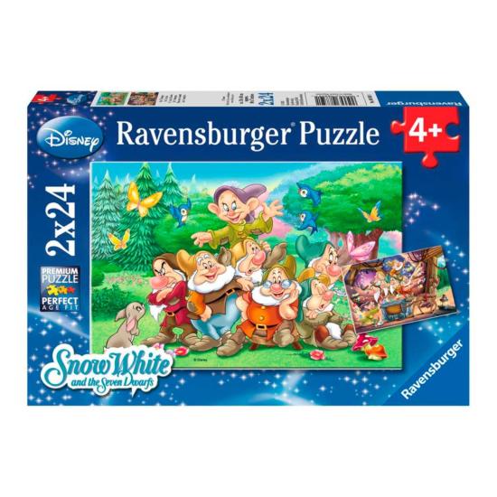 Ravensburger Puzzle Die sieben Zwerge 2x24 Teile