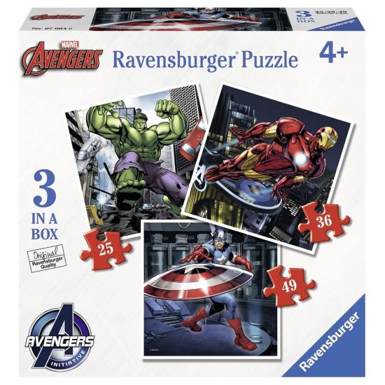 Puzzle Ravensburger The Avengers Progressive 25+36+49