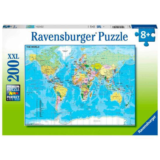 Ravensburger XXL Weltkartenpuzzle 200 Teile Ravensburger XXL Weltkartenpuzzle 200 Teile