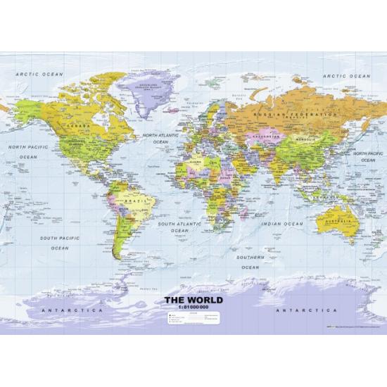 Ravensburger Politisches Kartenpuzzle 500 Teile