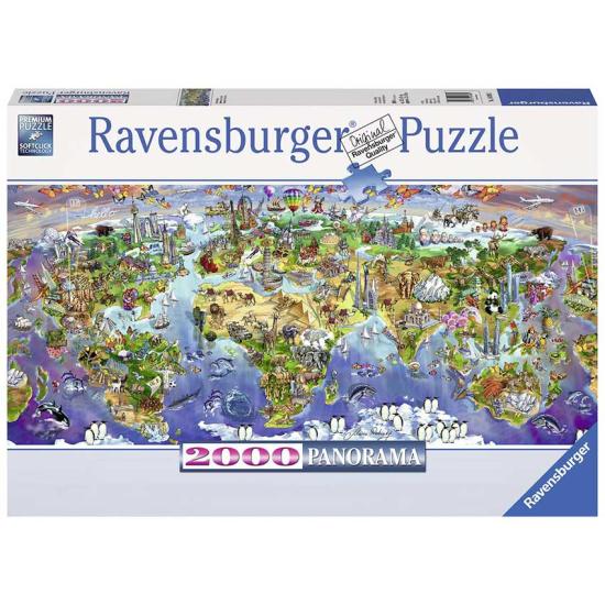 Puzzle Ravensburger Panorama Wunder der Welt 2000 Teile