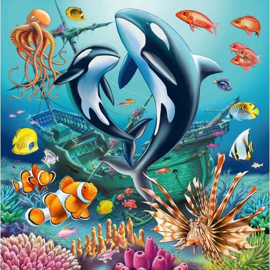 Ravensburger Underwater Wonders Puzzle 3x49 Teile