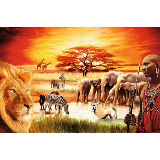 Ravensburger Massai in the Savannah Puzzle 3000 Teile