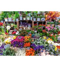 Puzzle Ravensburger Blumenmarkt, Frankreich 500 Teile