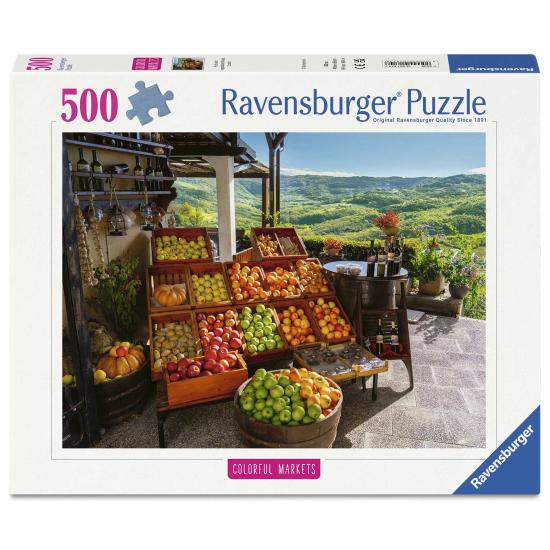 Puzzle Ravensburger Obst-Gemüsemarkt, Kroatien 500 Teile