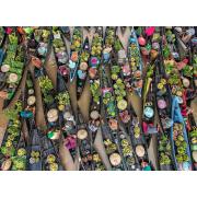 Puzzle Ravensburger Schwimmender Markt, Indonesien 500 Teile