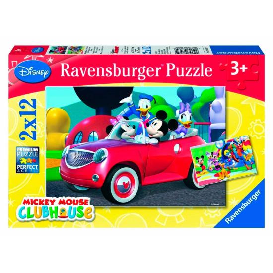Ravensburger Mickey and Company Puzzle 2x12 Teile