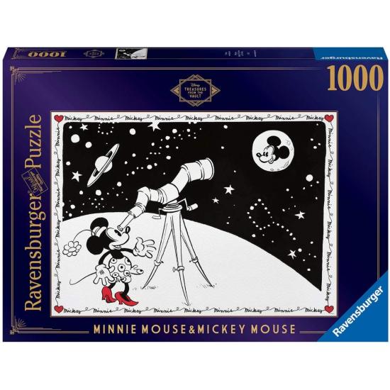 Ravensburger Mickey und Minnie Moonlight Puzzle 1000 Teile