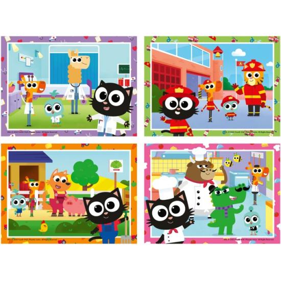 Ravensburger Milo progressives Puzzle mit 12+16+20+24 Teilen