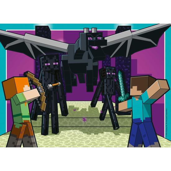 Puzzle Ravensburger Minecraft 4 x 100 Teile
