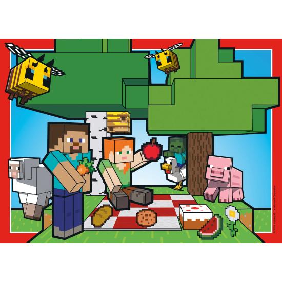 Puzzle Ravensburger Minecraft 4 x 100 Teile