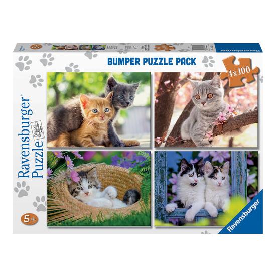 Ravensburger Little Kittens Puzzle 4 x 100 Teile