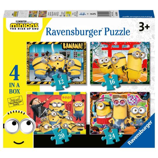 Ravensburger Minions 2 progressives Puzzle mit 12+16+20+24 Teile