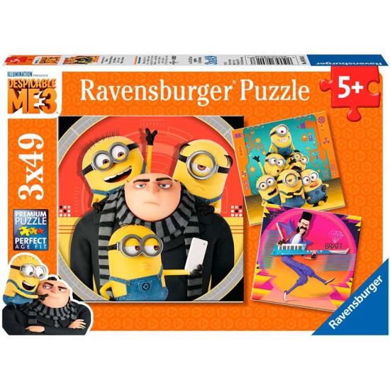 Ravensburger Puzzle Ich – Einfach Unverbesserlich 3 aus 3 x 49 T
