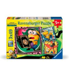 Puzzle Ravensburger Minions III mit 3x49 Teilen