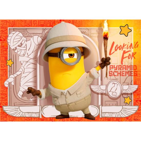Puzzle Ravensburger Minions III 4 x 100 Teile