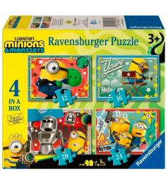 Puzzle Ravensburger Minions III progressives mit 12+16+20+24