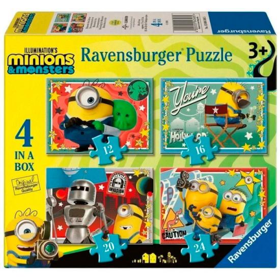 Puzzle Ravensburger Minions III progressives mit 12+16+20+24