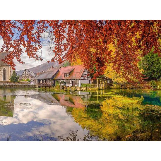 Ravensburger Blauptof Lake Mill Puzzle mit 500 Teilen XXL
