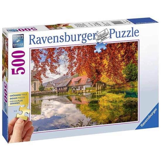 Ravensburger Blauptof Lake Mill Puzzle mit 500 Teilen XXL