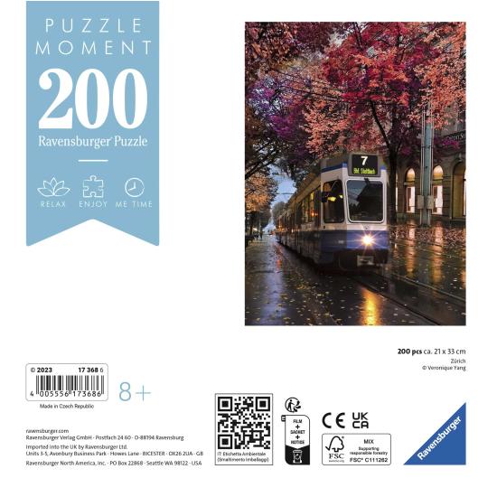 Ravensburger Moment Zürich 200-teiliges Puzzle