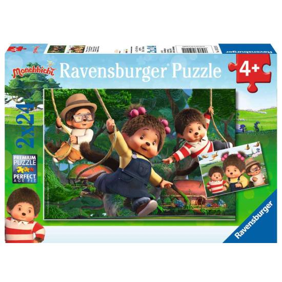 Puzzle Ravensburger Monchhichi Adventure Companions 2x24 Teile
