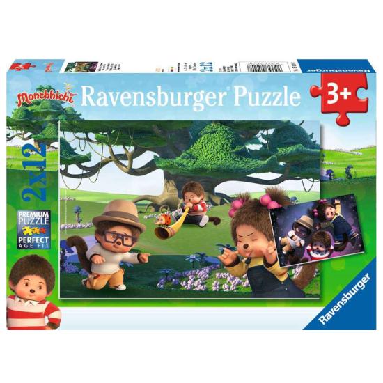 Ravensburger Monchhichi Spiel- und Traumpuzzle 2x12 Teile