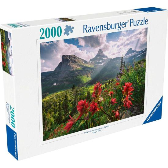Puzzle Ravensburger Unberührte Berge 2000 Teile