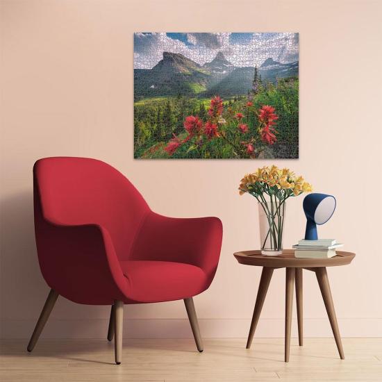 Puzzle Ravensburger Unberührte Berge 2000 Teile