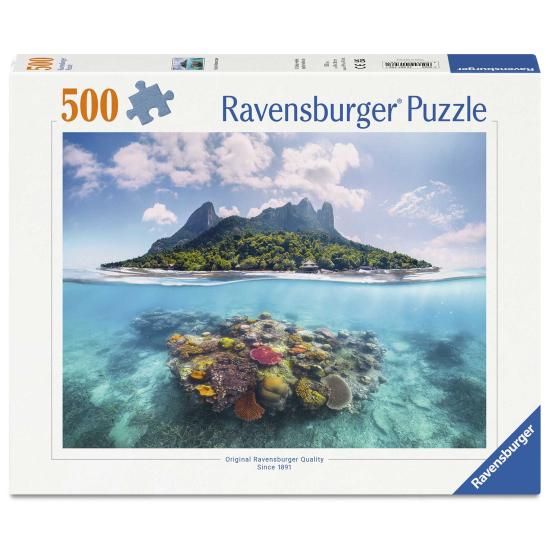 Puzzle Ravensburger Insel und Korallenwelt 500 Teile