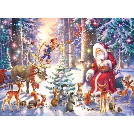 Ravensburger Weihnachten im Wald XXL-Puzzle mit 100 Teilen