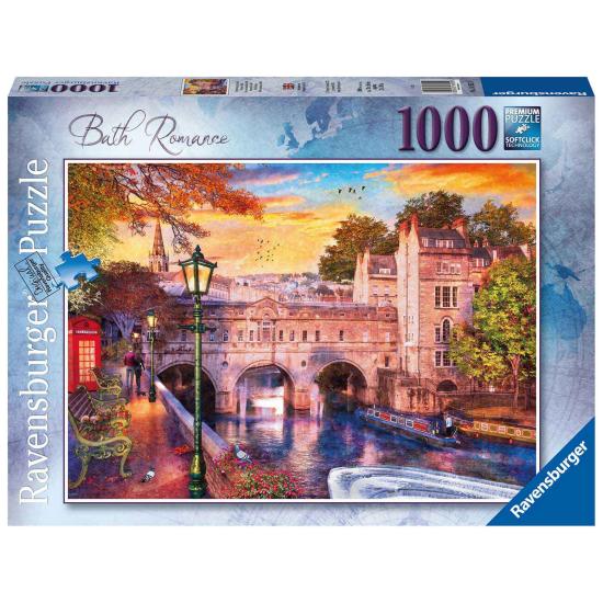 Ravensburger Romantische Nacht im Bad Puzzle mit 1000 Teilen
