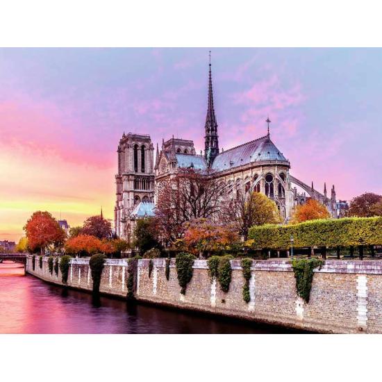 Ravensburger Notre Dame bei Sonnenuntergang Puzzle 1500 Teile