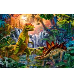 Ravensburger Dinosaurier-Oase XXL 100-teiliges Puzzle